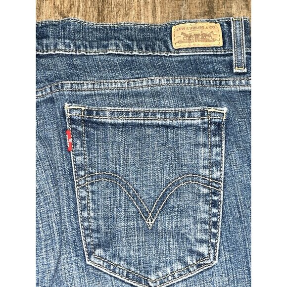 2 Pair Levi's Jeans Sz 16 Short Perfectly Slimming 512 & Relaxed Boot Cut 505 - Picture 8 of 11